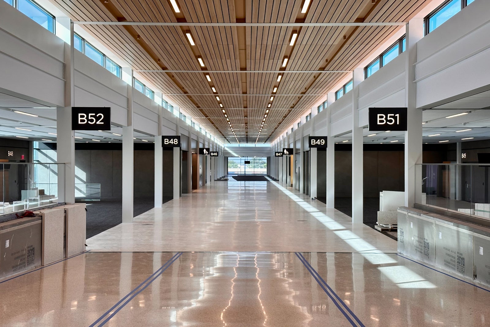 inside Kansas City airport