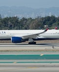 Delta Airbus A350 at LAX