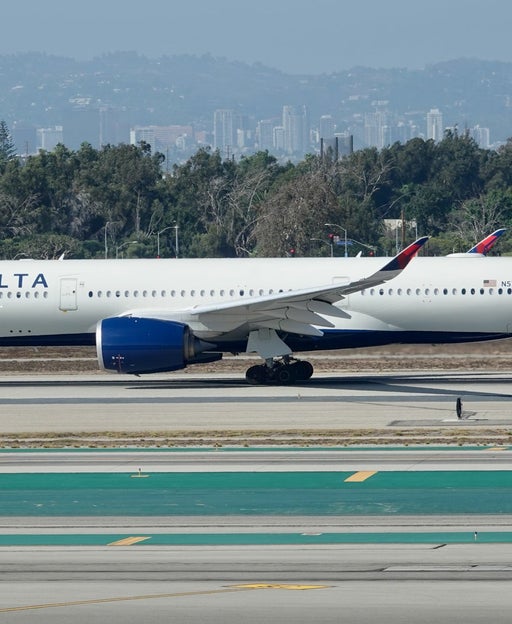 Delta Airbus A350 at LAX