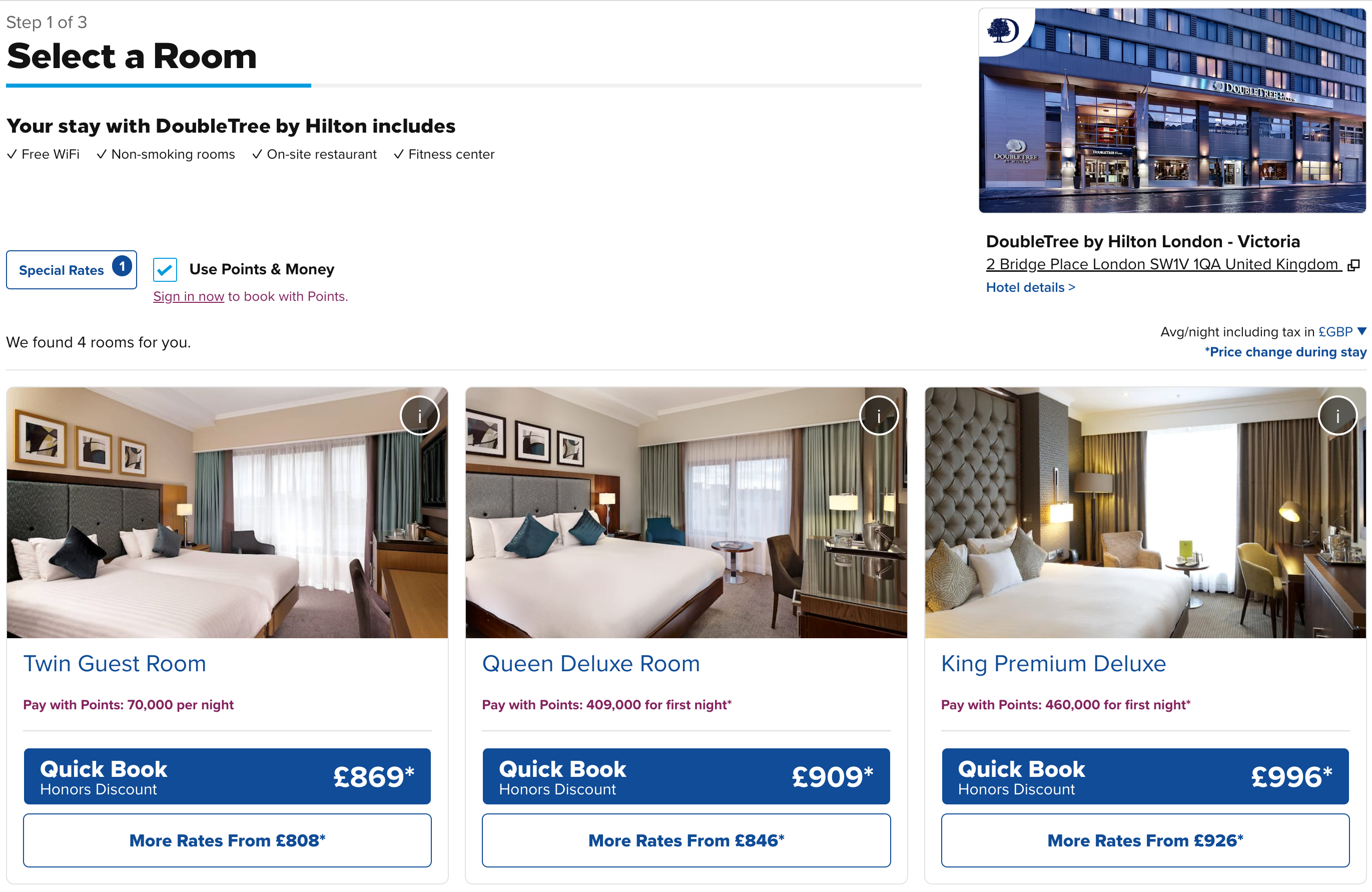 DoubleTree by Hilton London Victoria prices