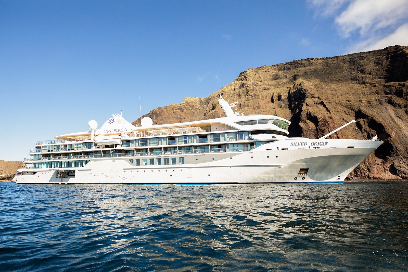 Silver Origin ship in Galapagos Islands