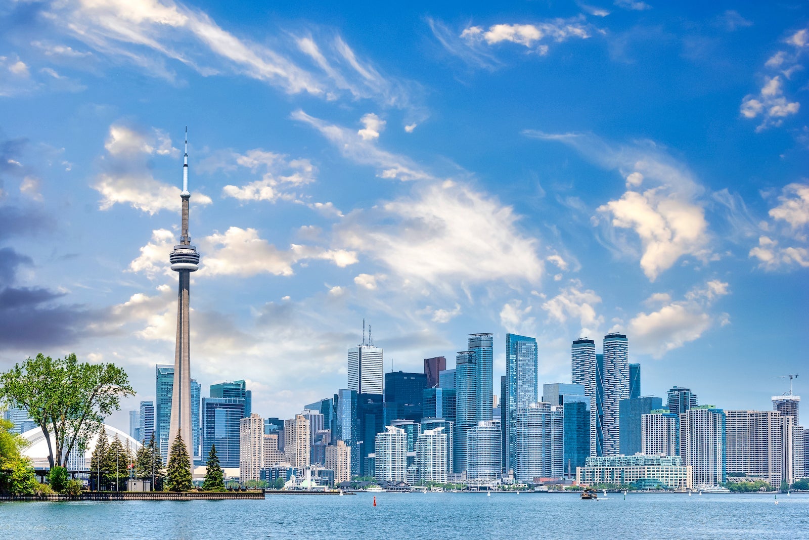 Toronto skyline from Lake Ontario