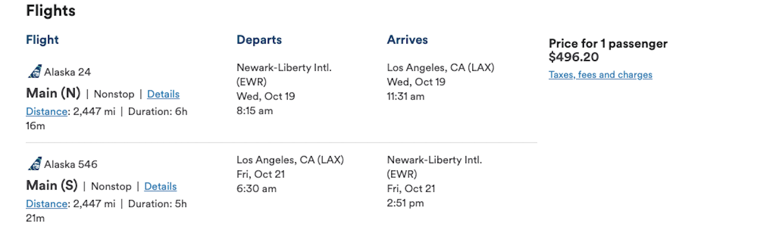 alaska airlines booking