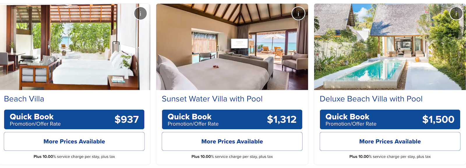 hilton booking