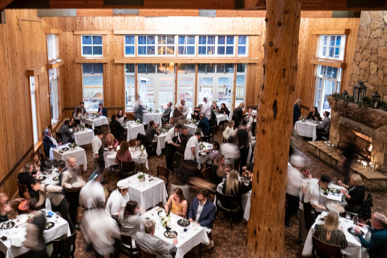 dining room at Deer Valley