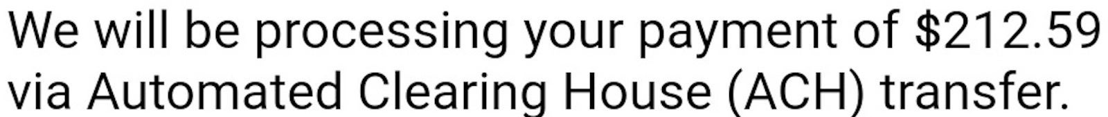 reimbursement notification