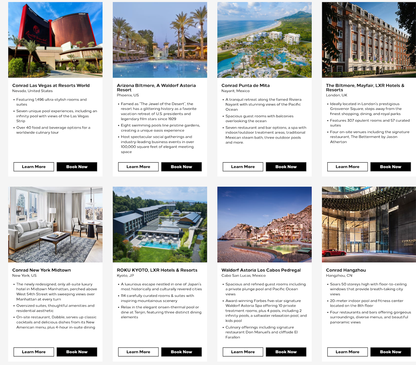 hilton booking screenshot