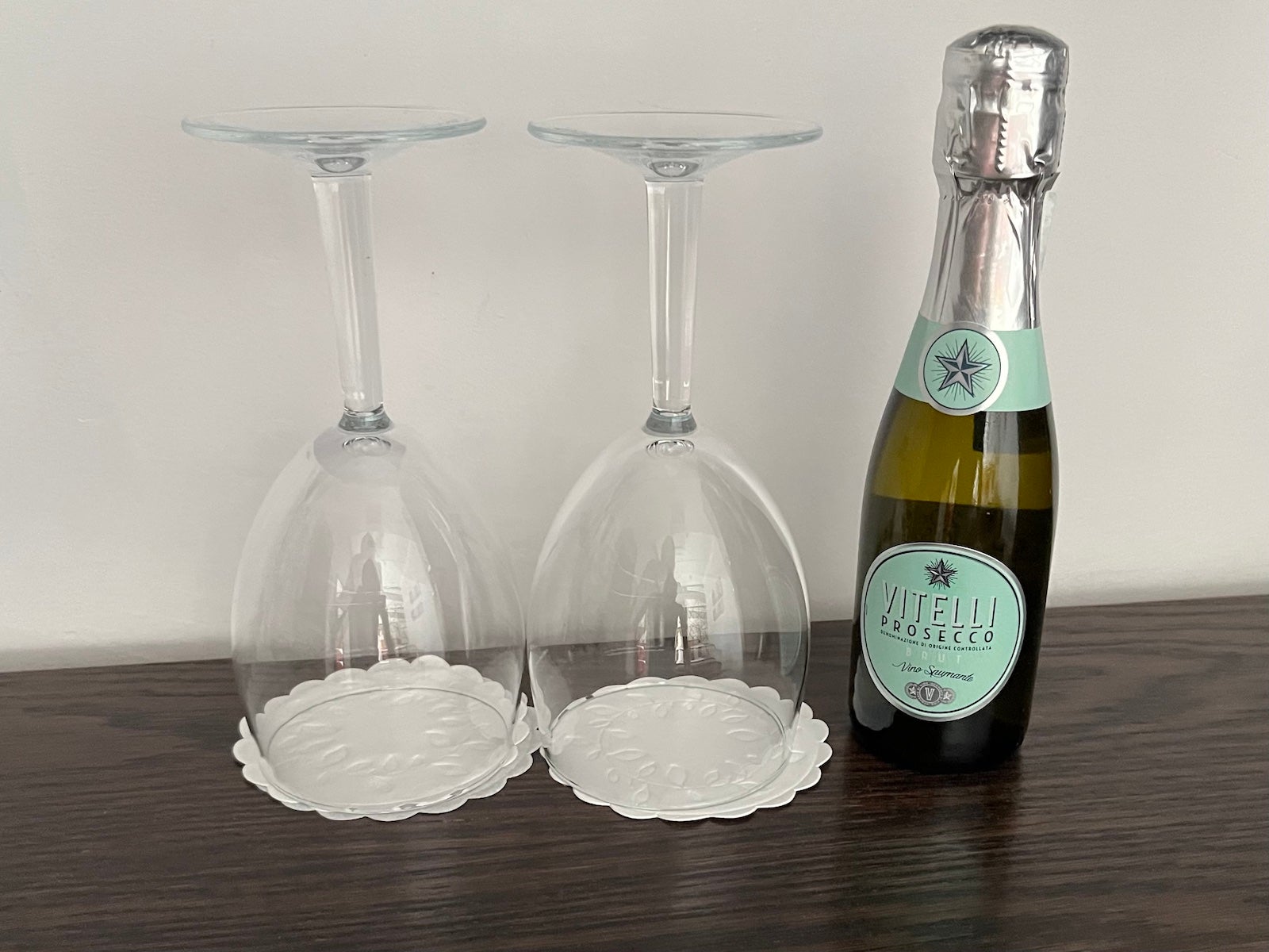 wine and glasses