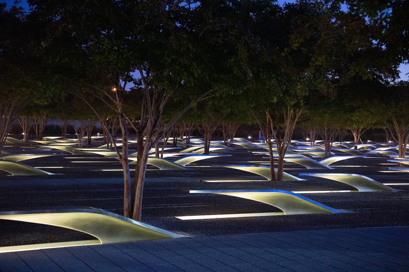 pentagon memorial benches