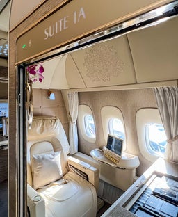 Emirates first class still wows: Fully enclosed suites and unlimited caviar
