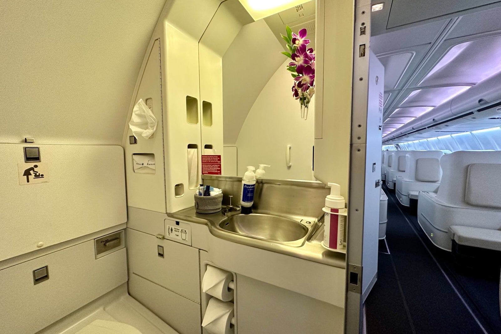 plane bathroom
