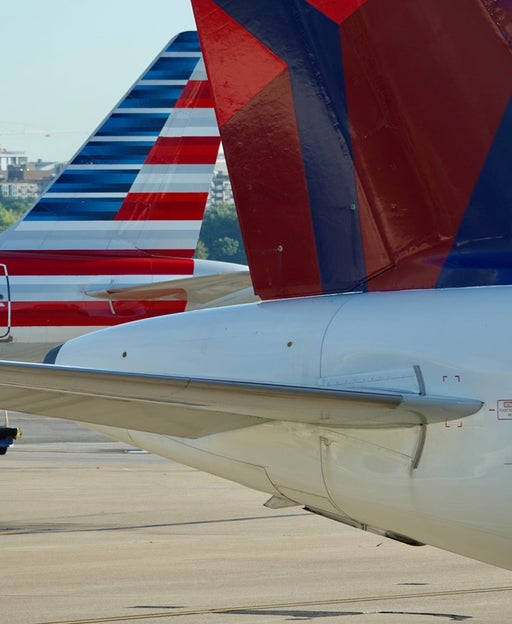 American Airlines Delta DCA