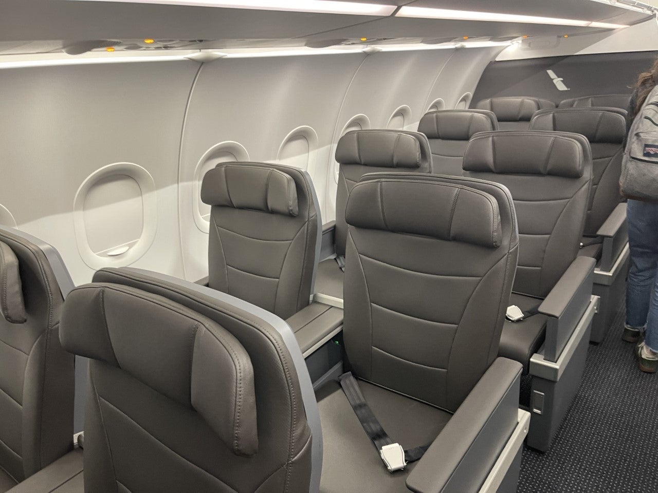American Airlines first class Airbus A321 (2)