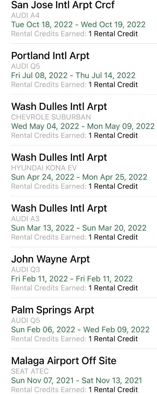 National Car Rentals