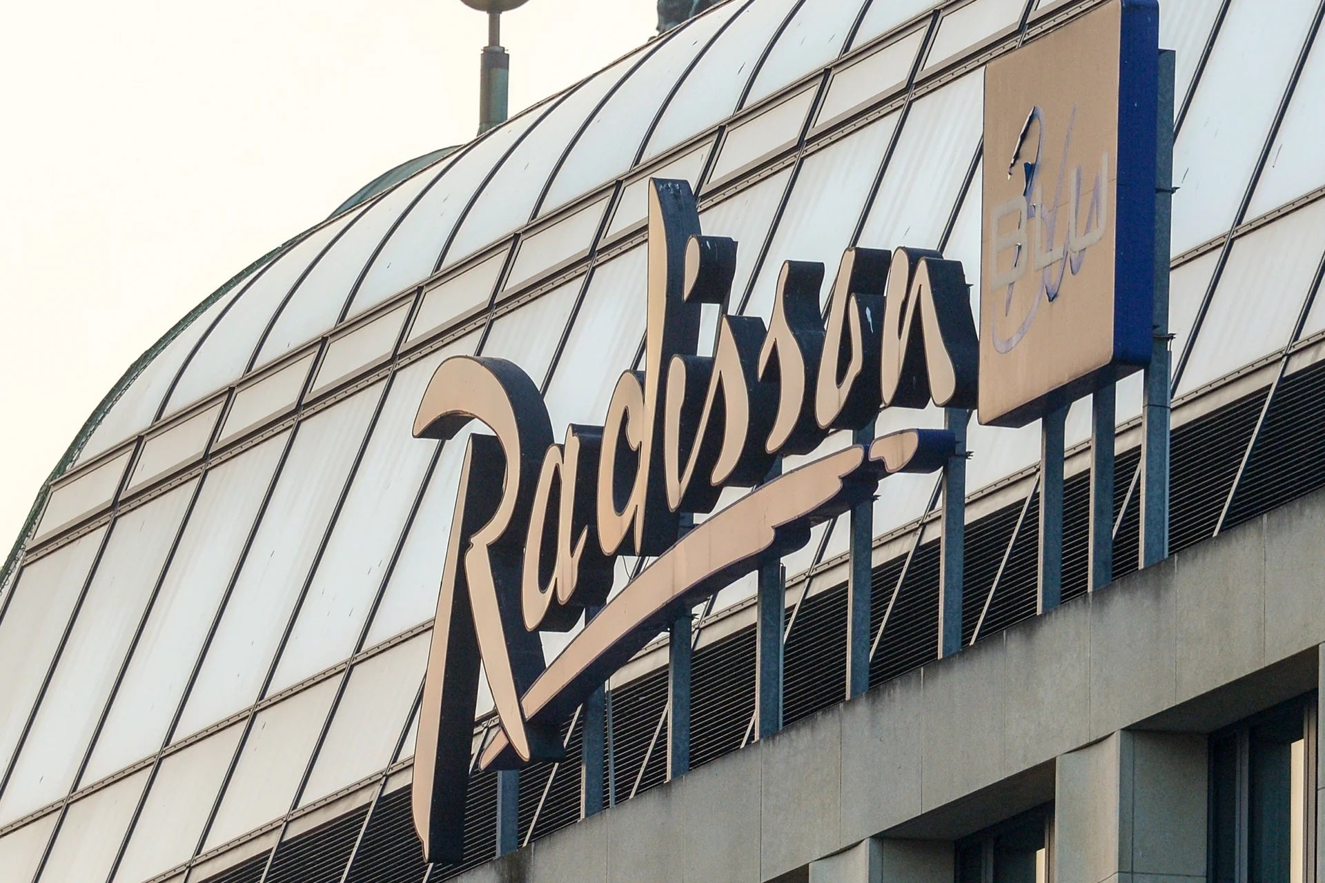 Radisson Blu sign