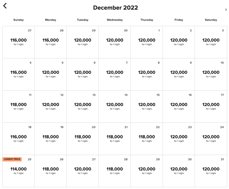 St Regis award calendar