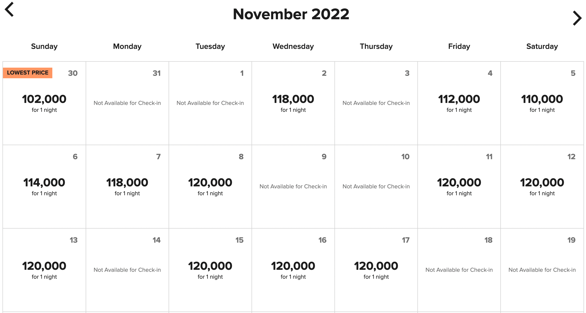 St. Regis Bora Bora November award pricing
