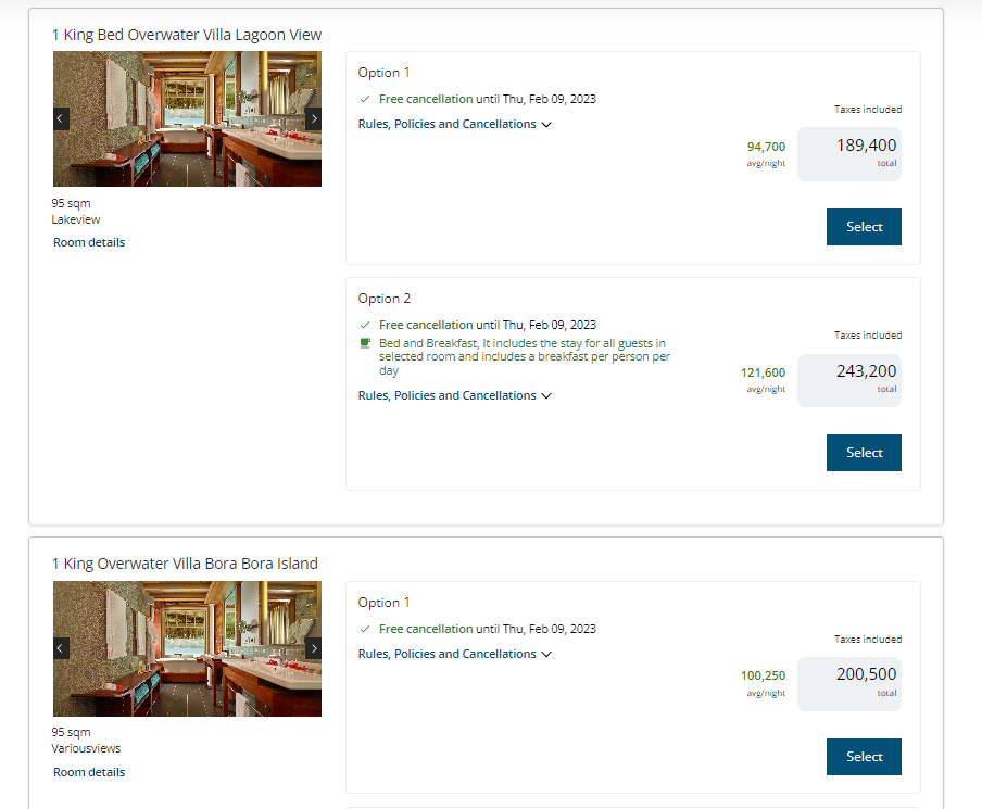 Booking Aeroplan HotelSavers