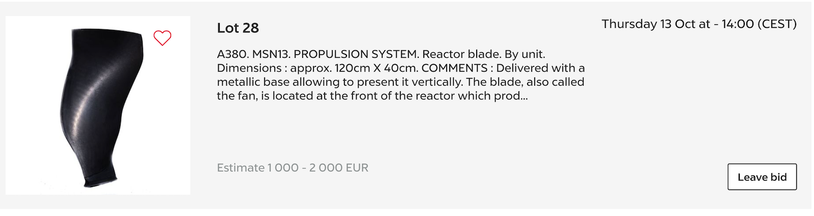 airbus auction