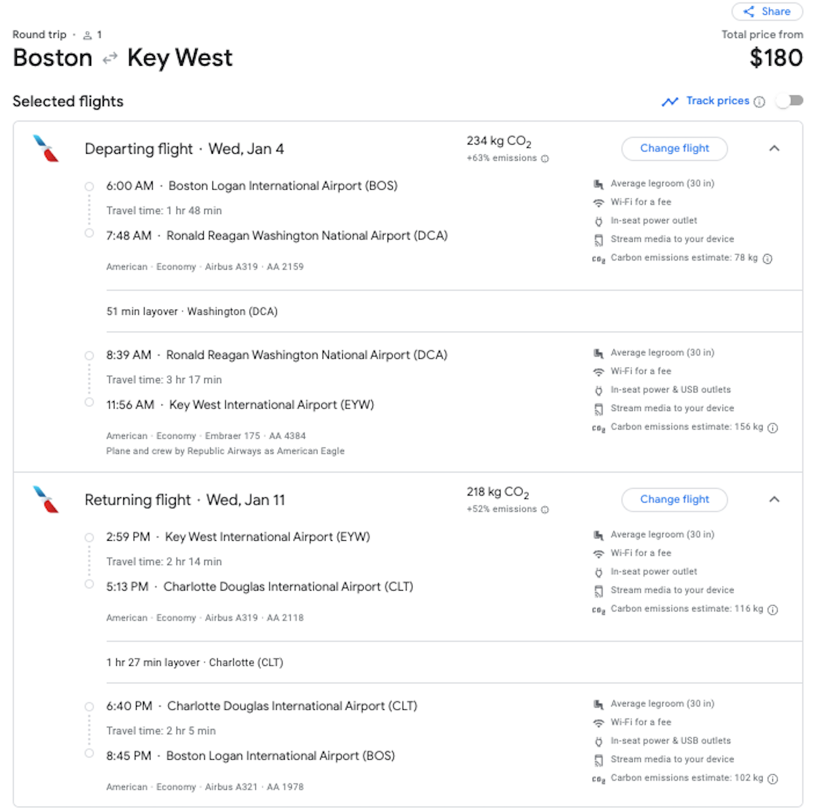 key west booking