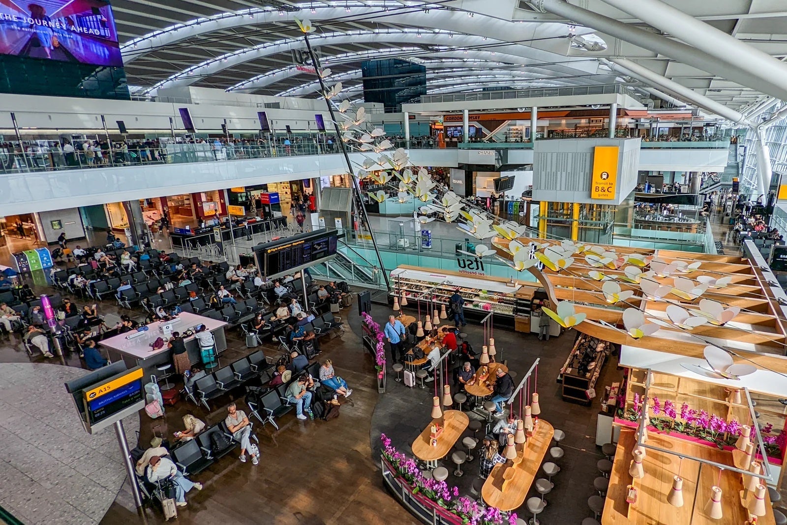 airport dining area