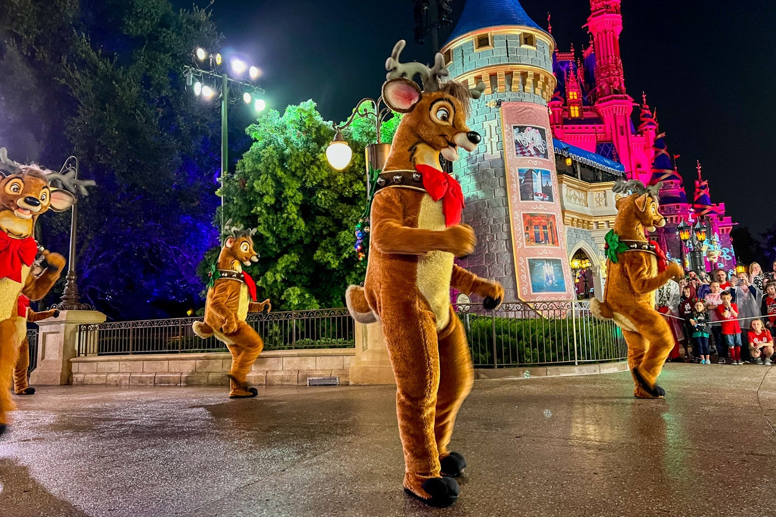 Parade at Disney World Christmas