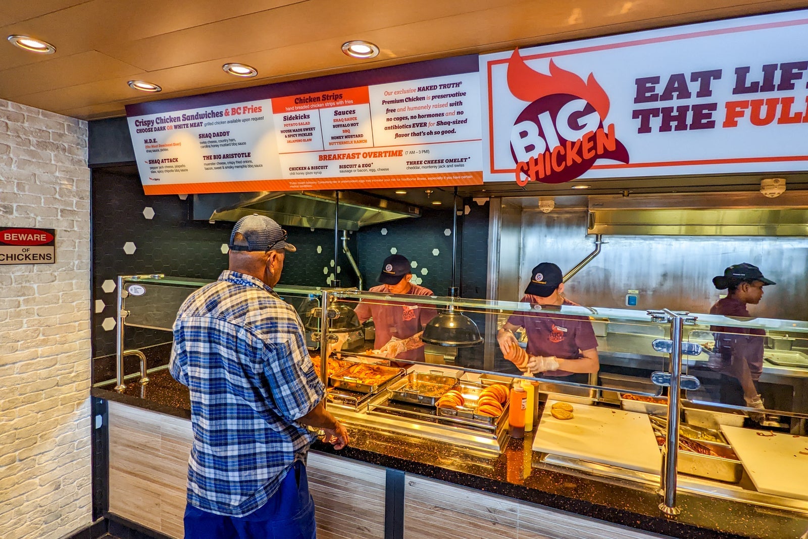 Shaq's Big Kitchen restaurant on Carnival Celebration