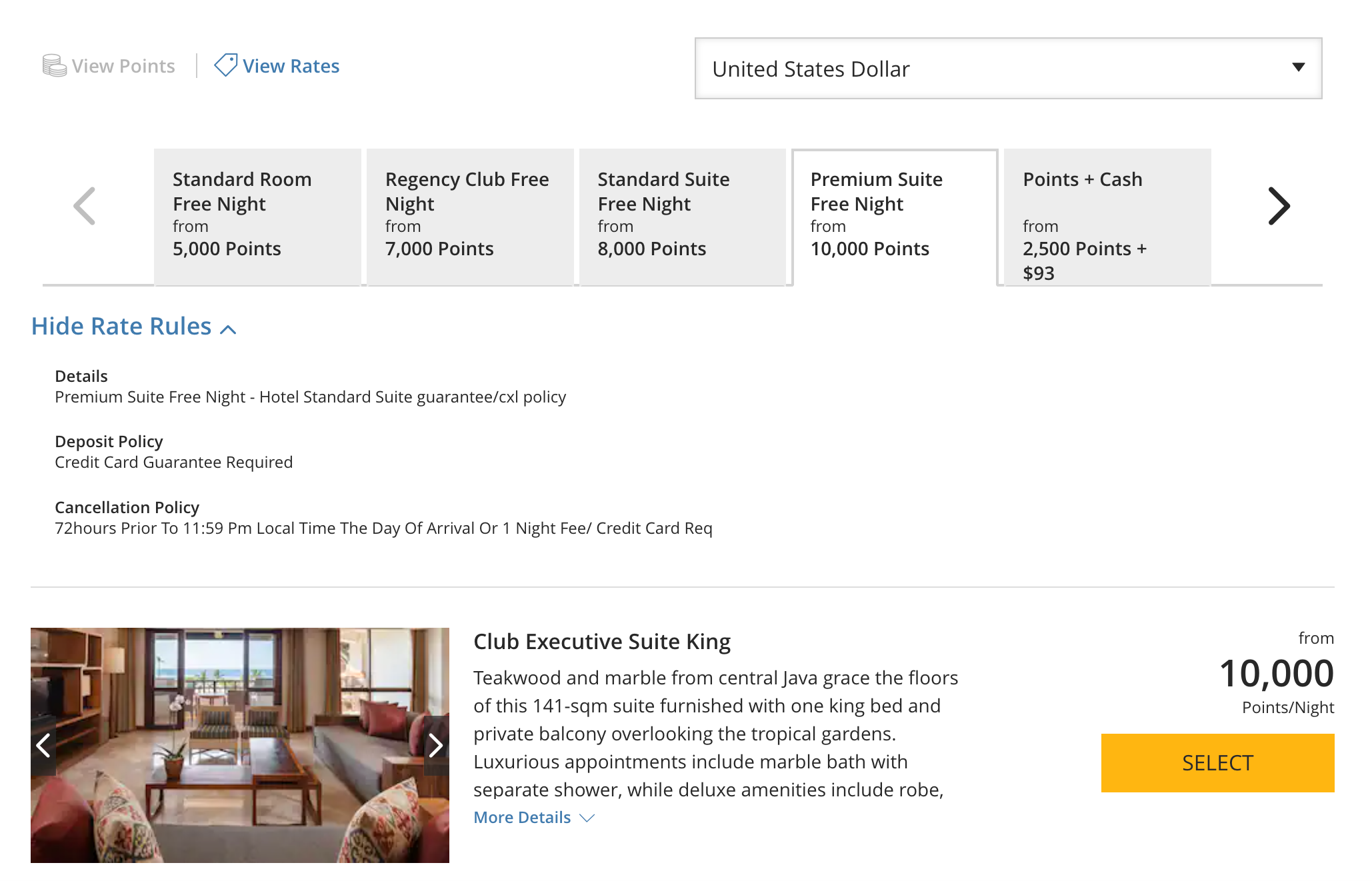 Booking a premium suite free night at the Grand Hyatt Bali