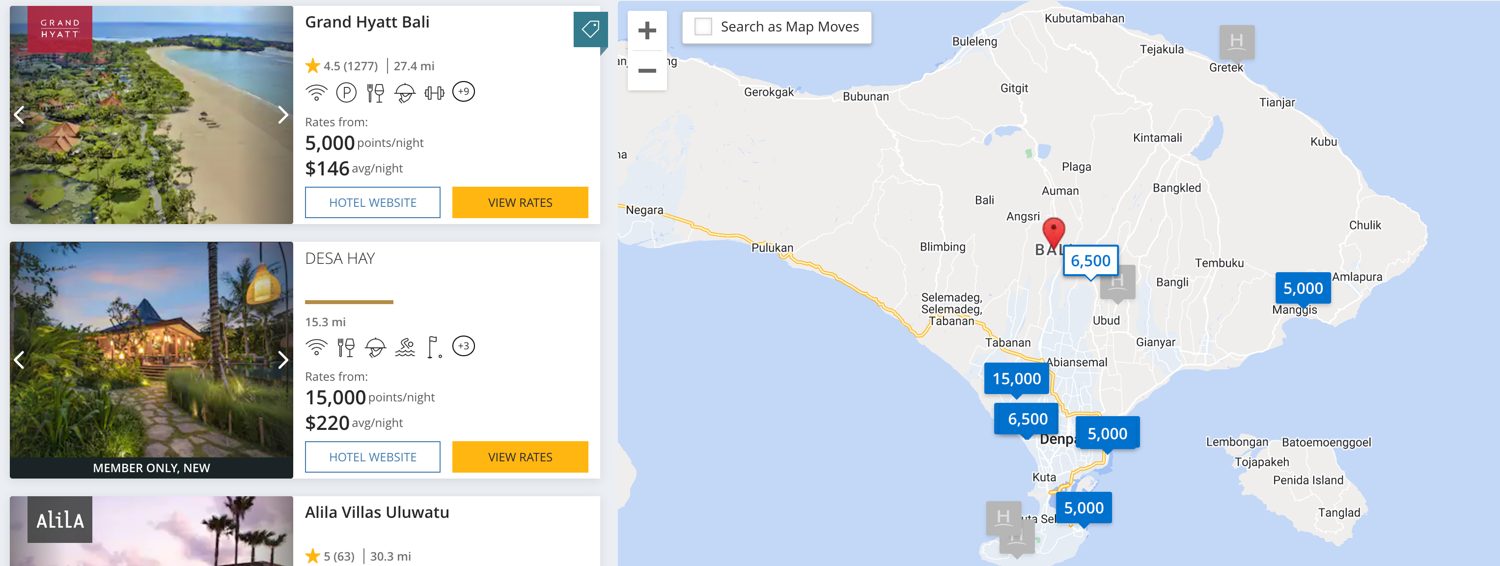 Find the Grand Hyatt Bali