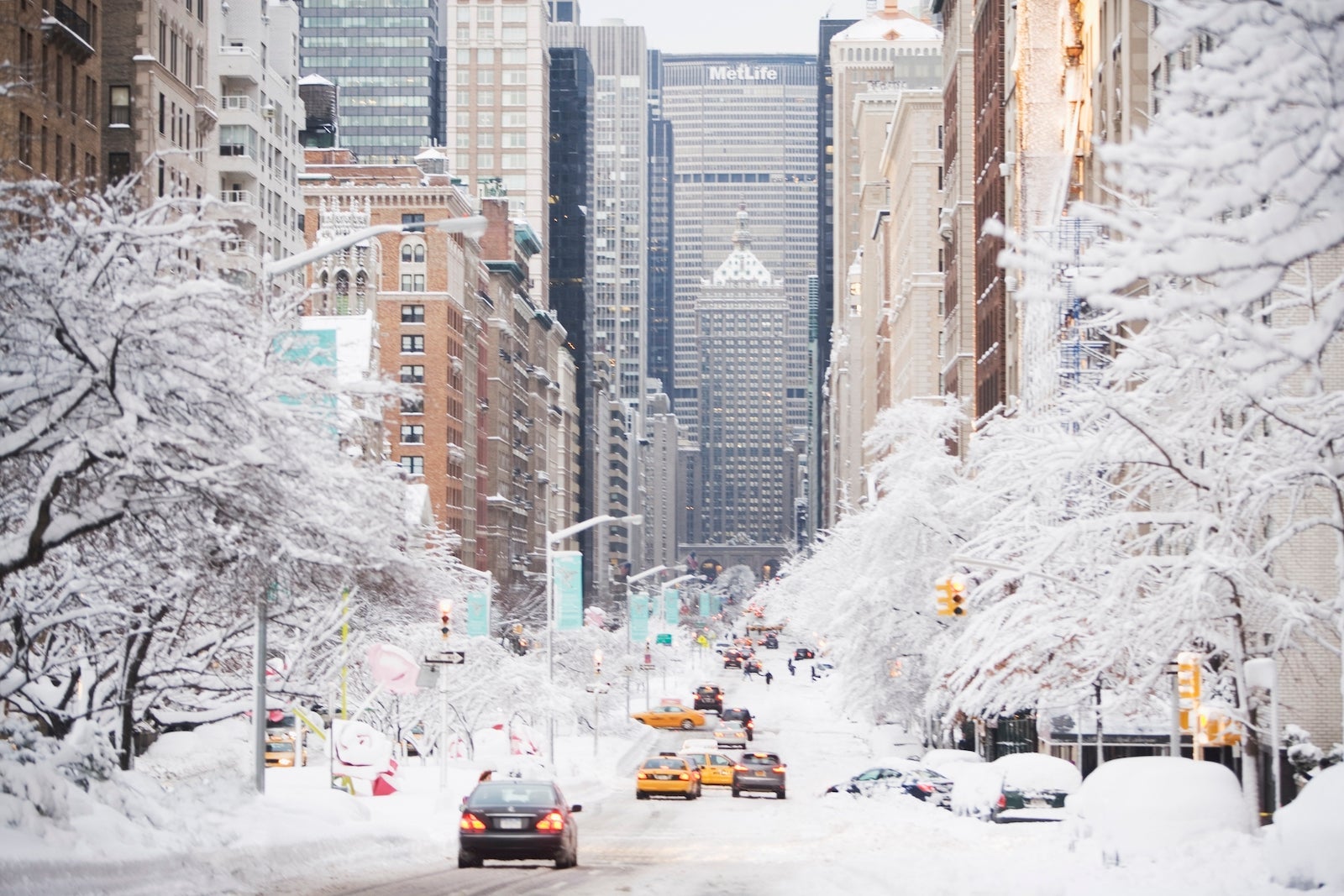 snow in NYC