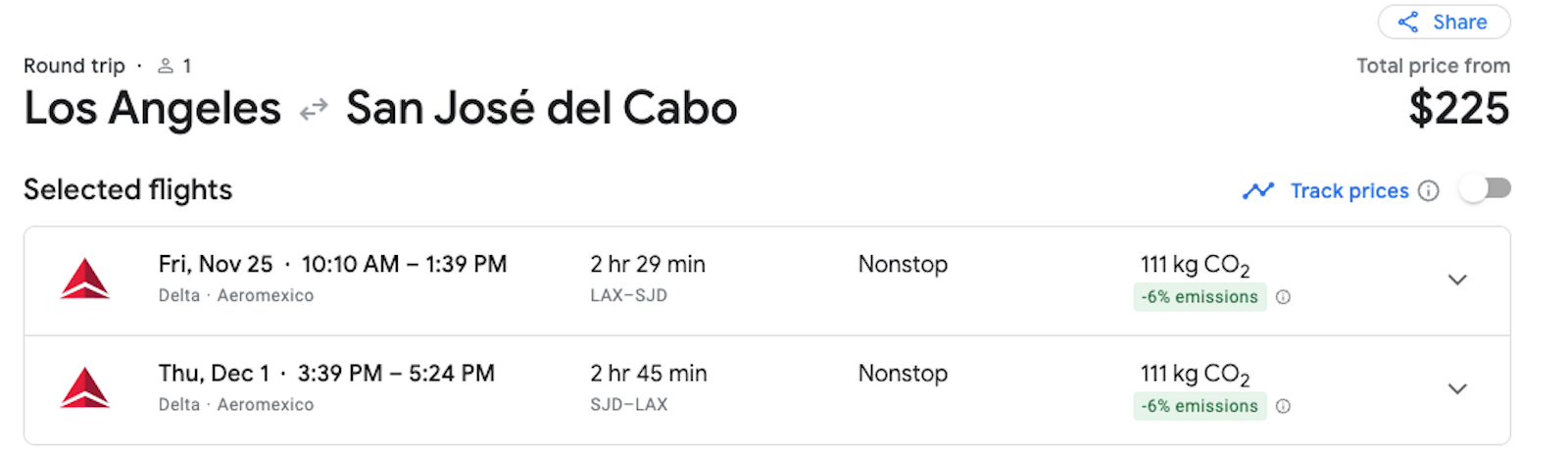 cabo flights