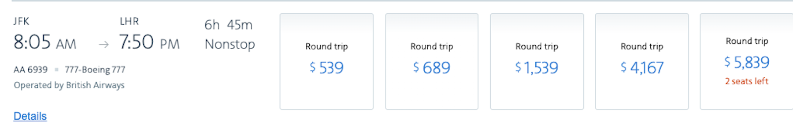 aa booking