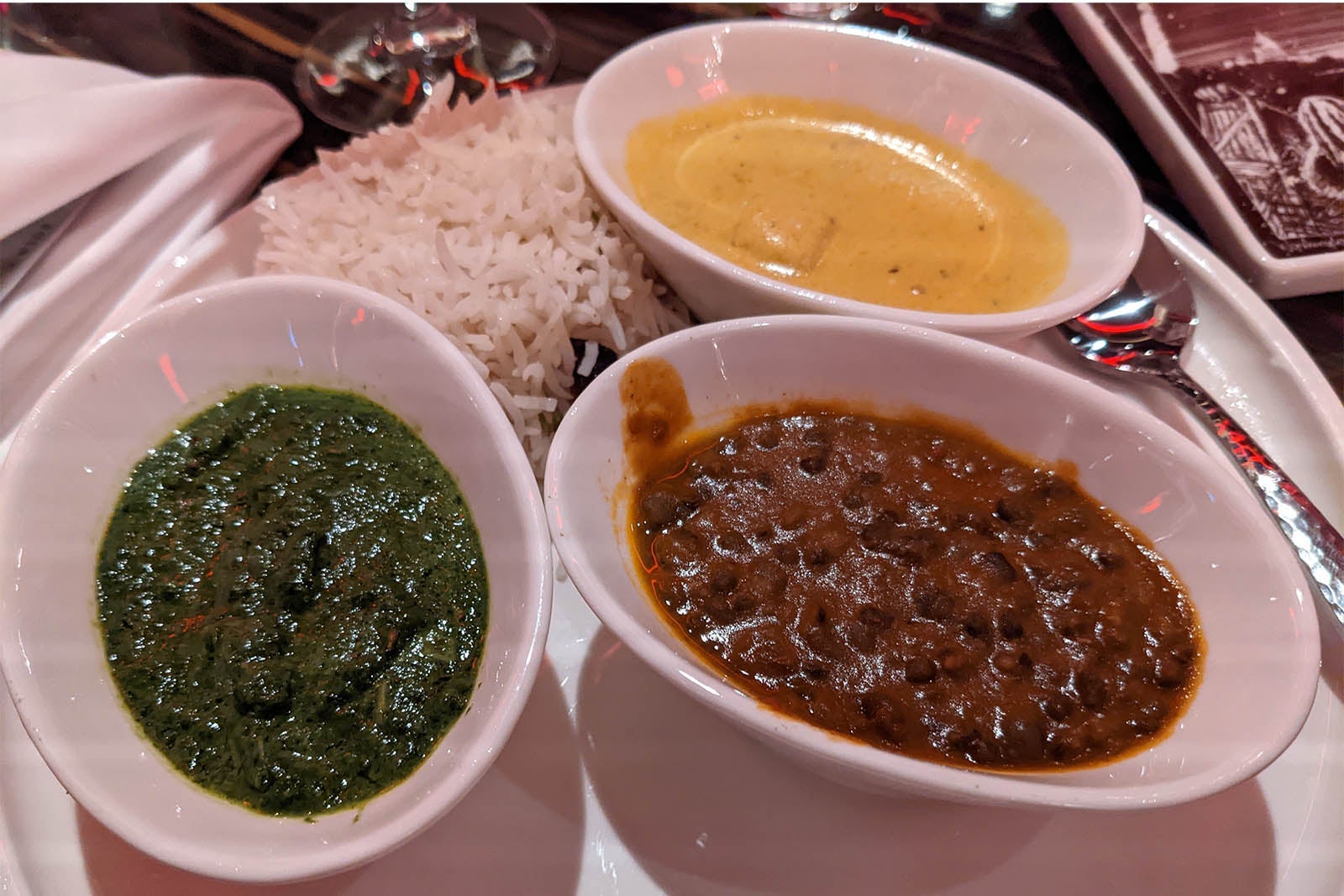 Indian food on Carnival Cruise Line
