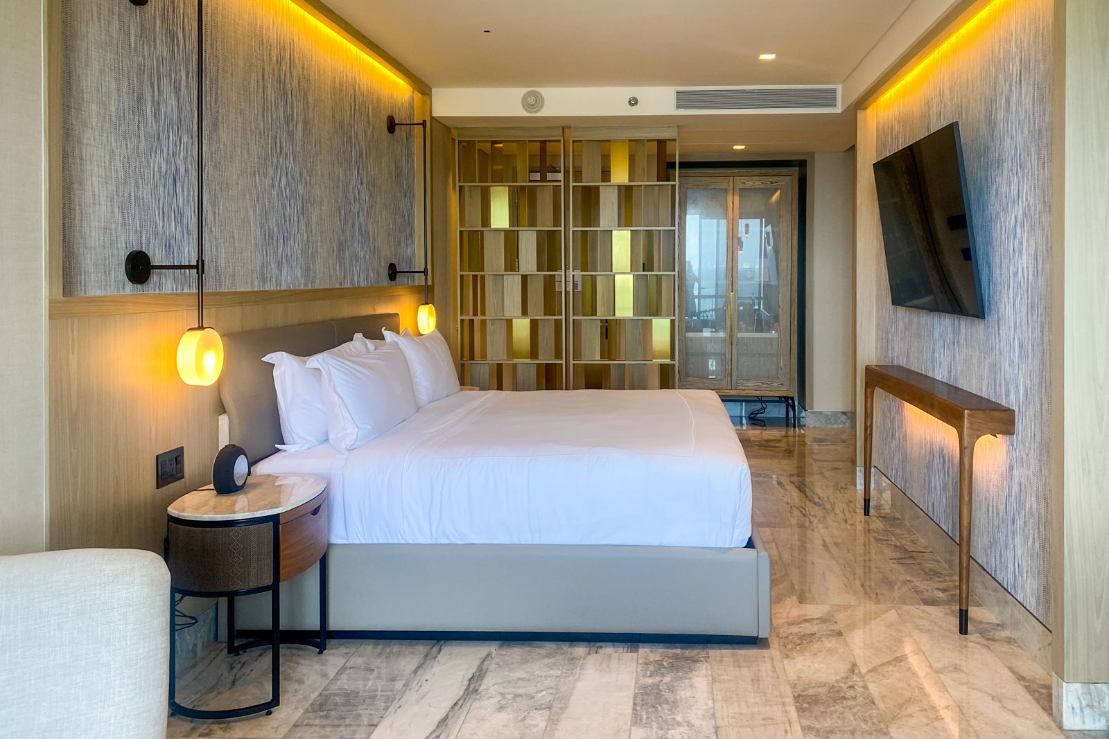 inside modern hotel room