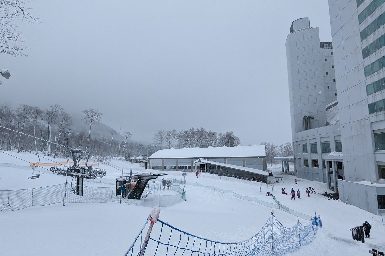 Skiing at Hilton Niseko Village in Japan