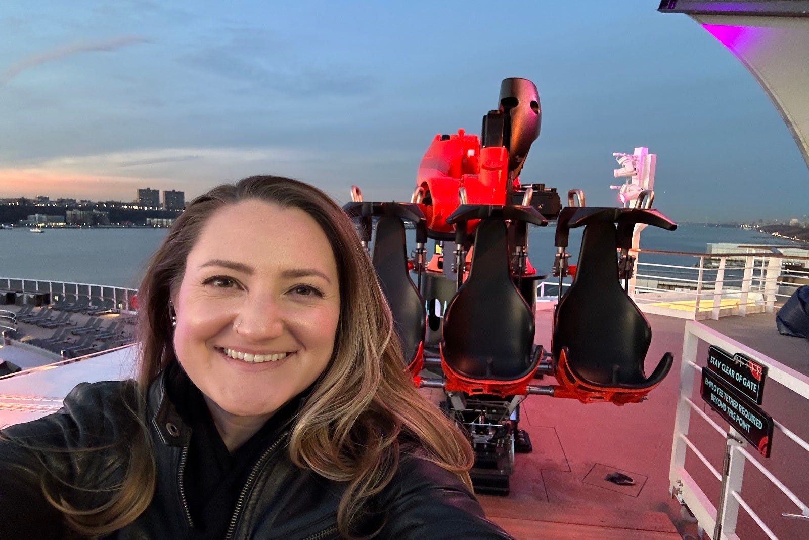 Getting ready to ride the Robotron on MSC Cruises' MSC Seascape