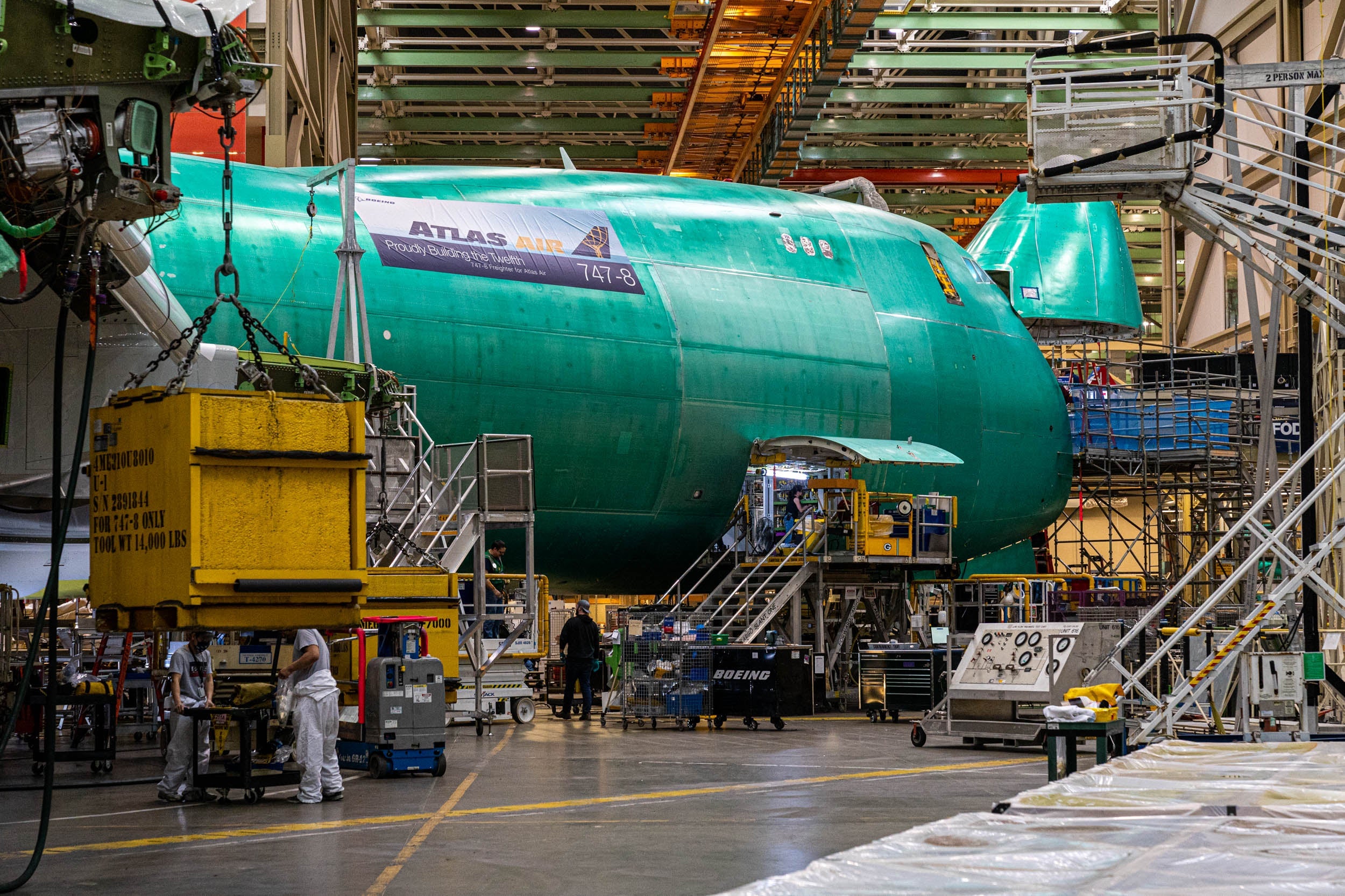 Boeing 747 Everett Second To Last Atlas Air-6
