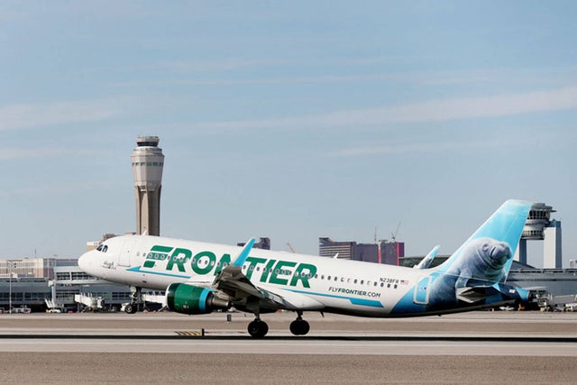 frontier plane