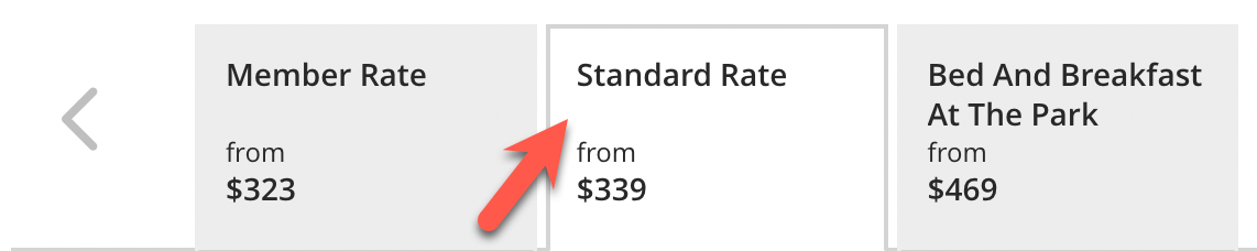 Park Hyatt Washington standard rate
