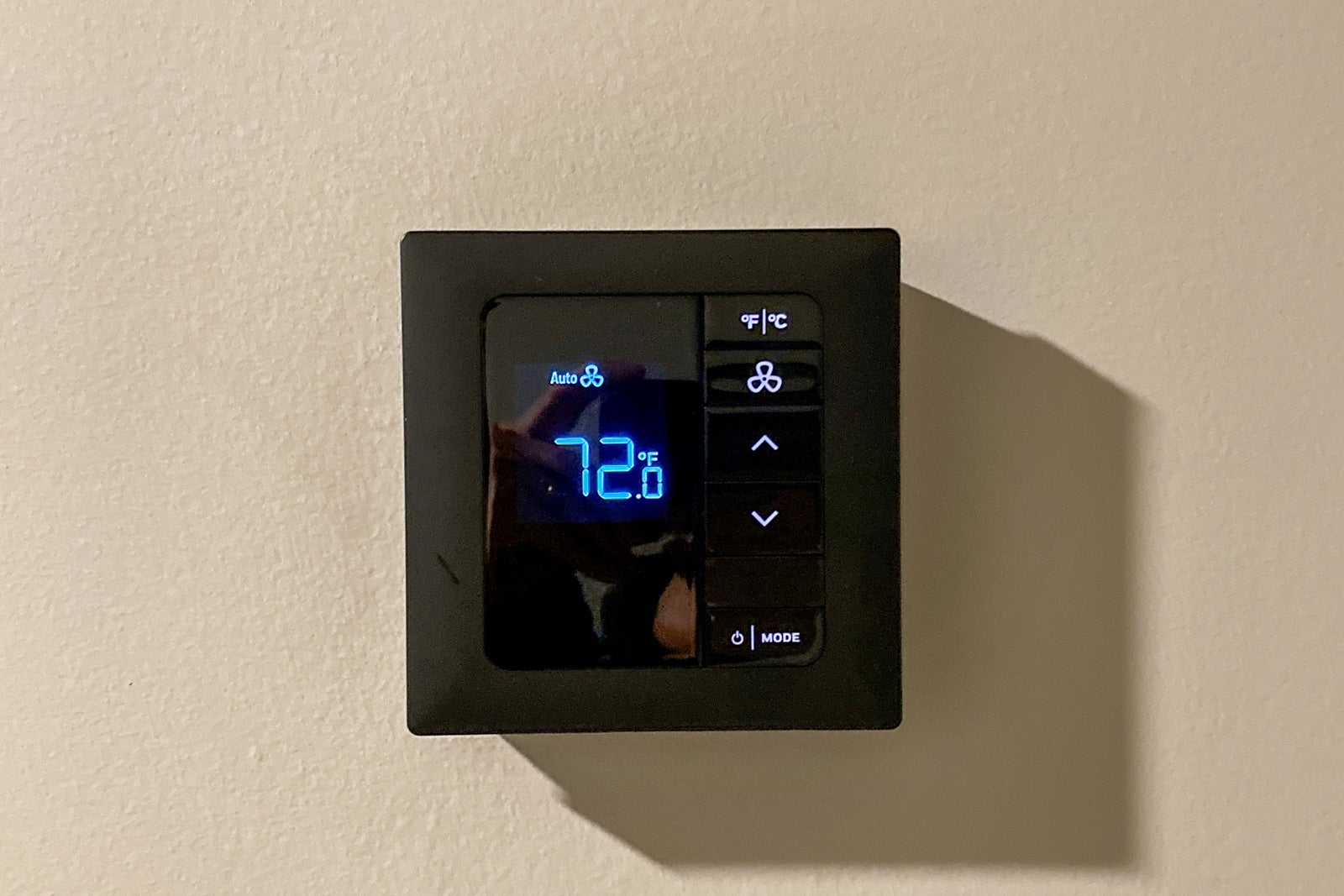 a digital thermostat