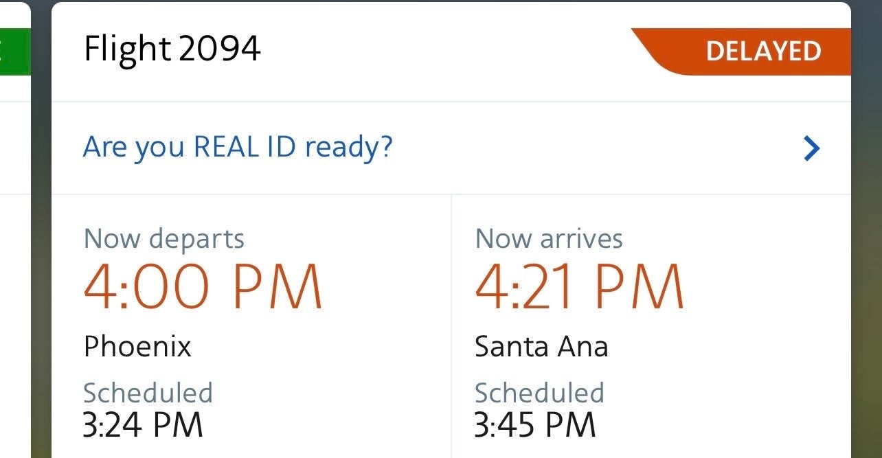 American Airlines flight delay