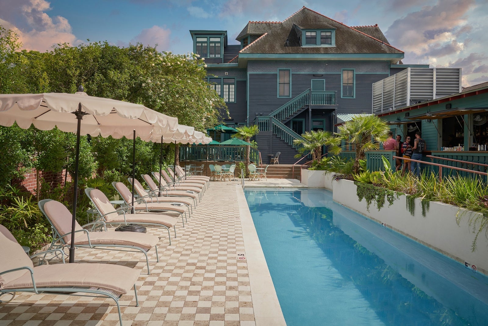 The Chloe pool and exterior