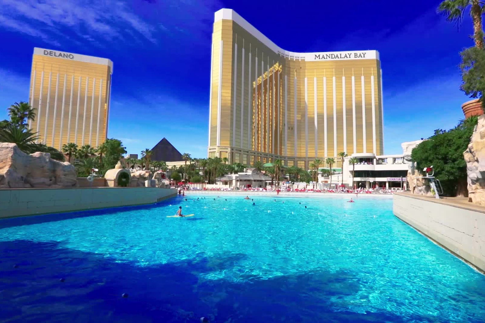 exterior and pool at Mandalay Bay