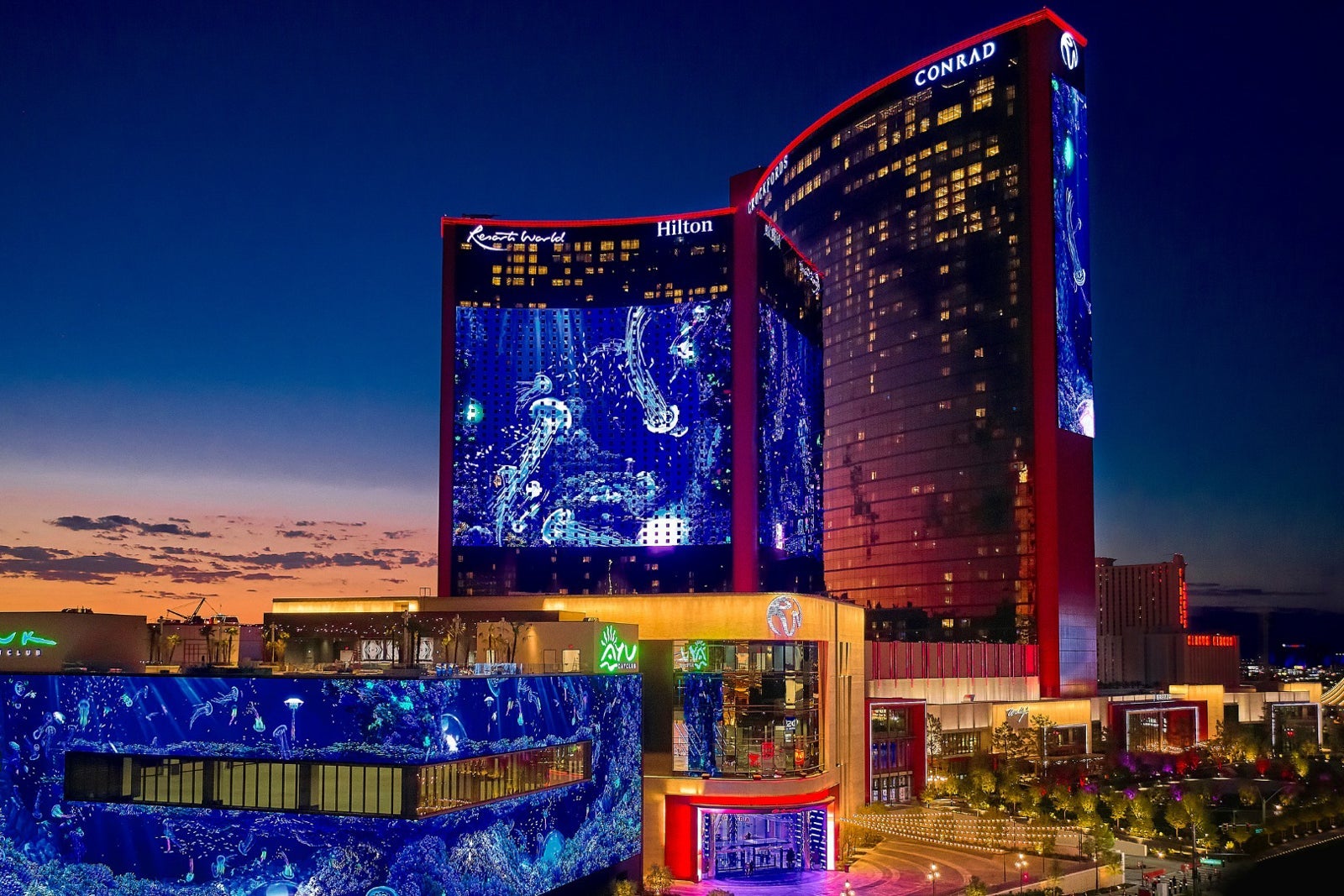 exterior Resorts World Las Vegas