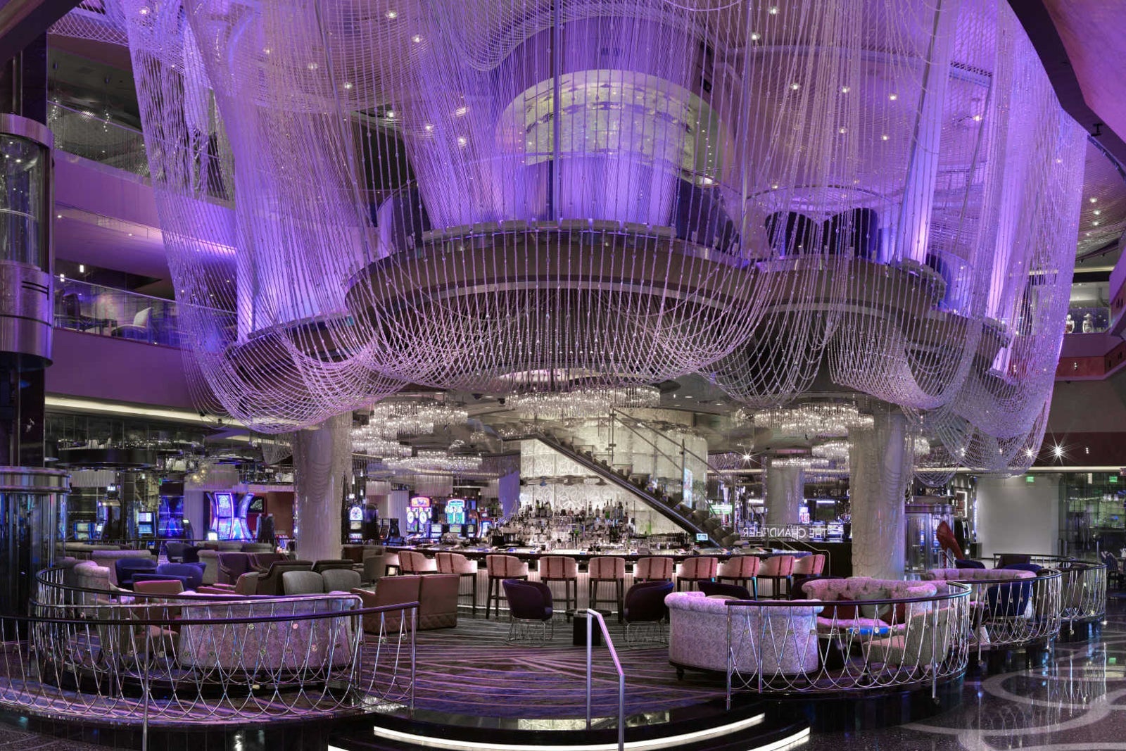interior lounge at The Cosmopolitan