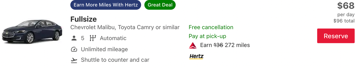 Delta Car Rental Delta Air Lines and Hertz expand their partnership - The Points Guy