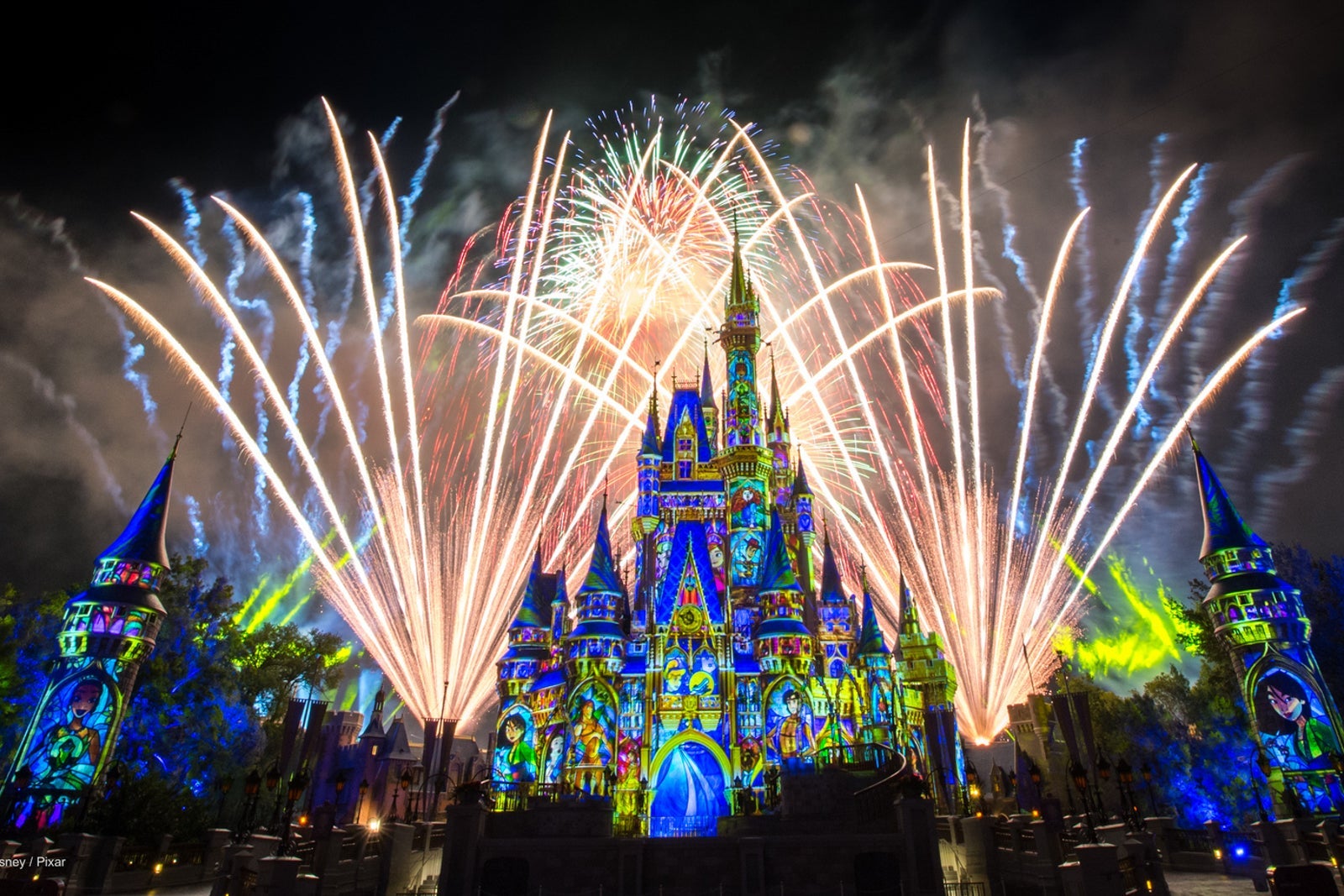 fireworks at disney