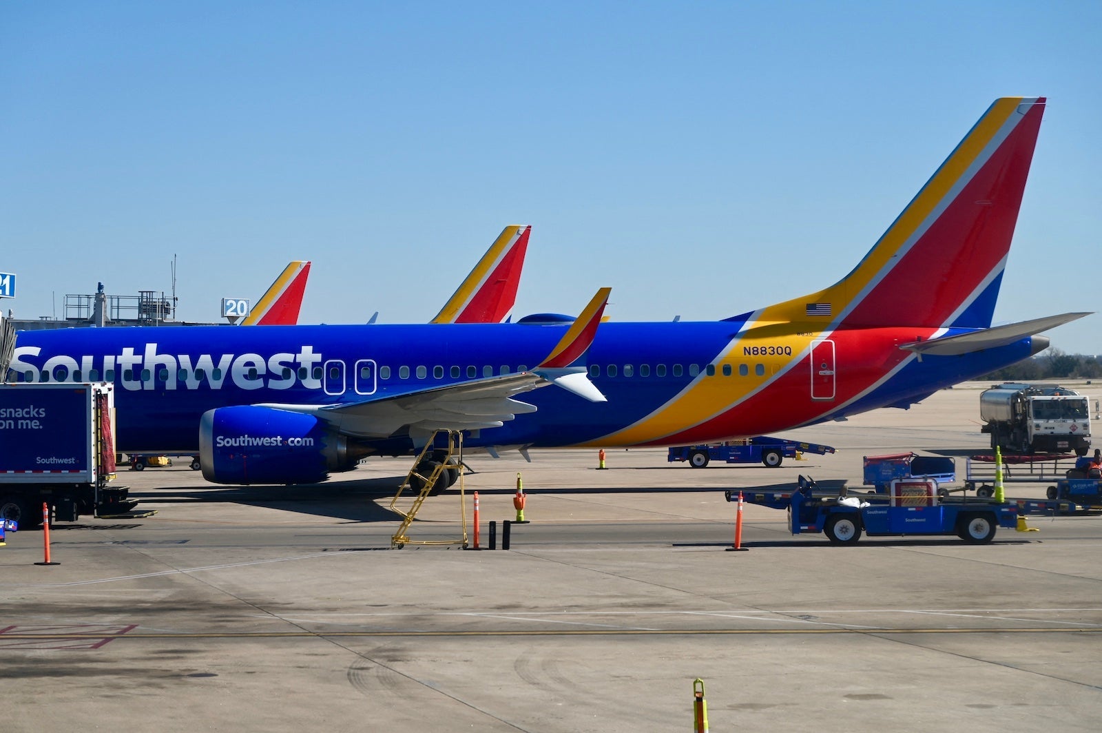 Southwest plane on tarmac