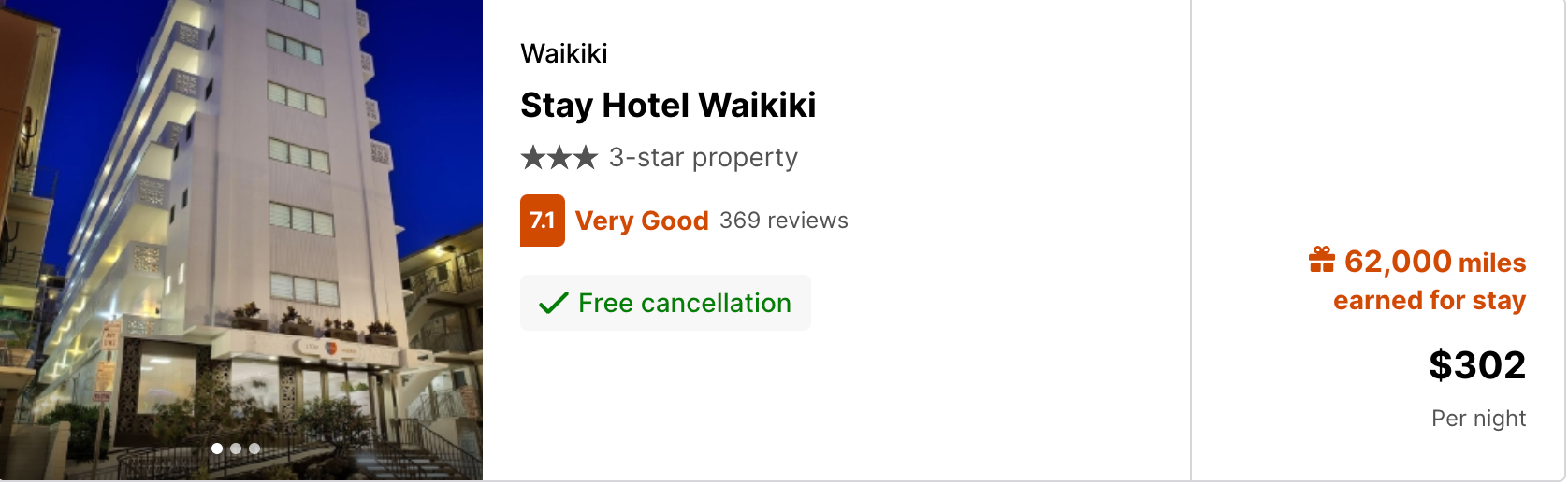 Rocketmiles Stay Hotel Waikiki