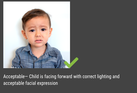 baby passport photo
